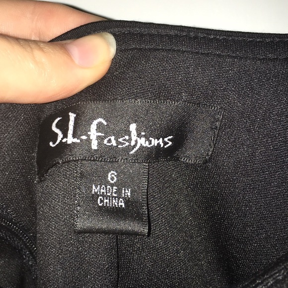 Beautiful black and purple formal dress - Picture 7 of 7